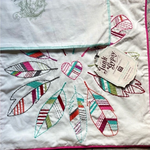 NEW Pottery Barn Kids Junk Gypsy Lot of 2 Pillow Cases Shams Boho Teenager Room - Picture 3 of 7